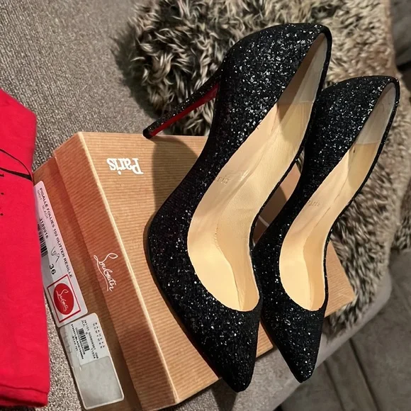 Pigalle Follies 100 Glitter Resille Christian Louboutin - Picture 8 of 9